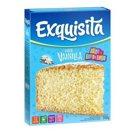 BIZCOCHUELO EXQUISITA 540g VAINILLA